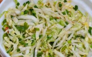 Beijing's cabbage salad