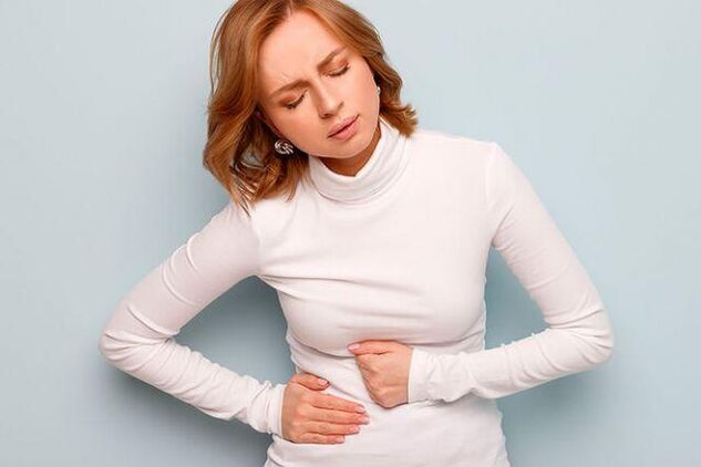 Gastritis in a woman who requires a diet