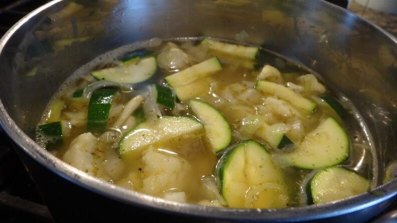 vegetable soup to drink diet
